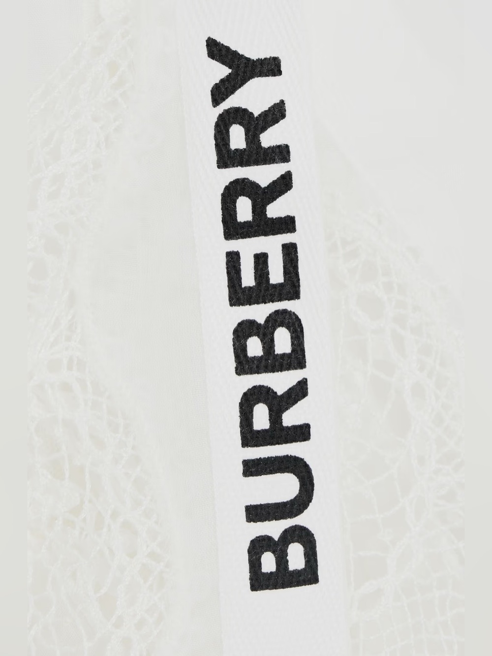 BURBERRY Appliquéd cutout cotton-voile and crocheted lace Maxi Dress MSRP $13900 - Picture 4 of 13